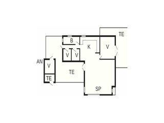 Maison de vacances Sæby Plan d'étage 30