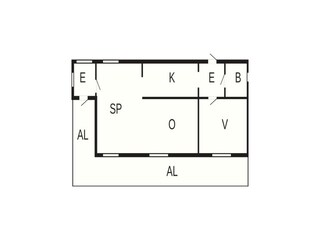 Vakantiehuis Trensum Grondplan 20