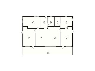 Ferienhaus Tranum Strand Grundriss 22