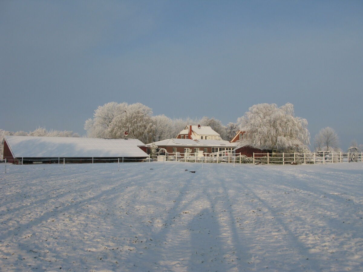 "Landhaus Altebrücke" during  wintertime