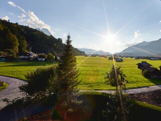 Blick vom Westbalkon