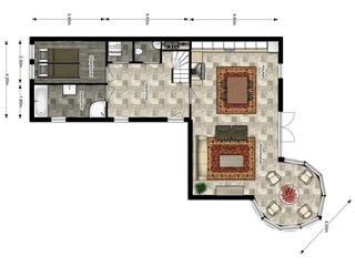 Casa per le vacanze Veen Pianta del piano 35