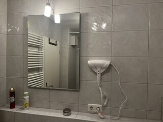 At the Provianthaus hair driers in the bathroom