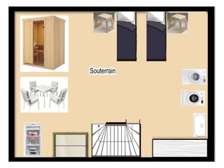 Casa per le vacanze Veen Pianta del piano 43