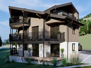 Apartamento Saalbach Grabación al aire libre 11