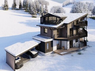 Appartement Saalbach Buitenaudio-opname 9