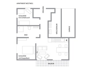 Holiday apartment Loßburg Floor Plan 27