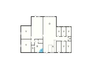 Holiday house Fjellerup Strand Floor Plan 44