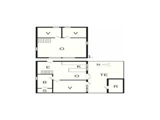 Maison de vacances Vorupør Plan d'étage 40