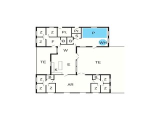 Vakantiehuis Olpenitz Grondplan 24