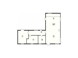 Vakantiehuis Fårevejle Grondplan 47