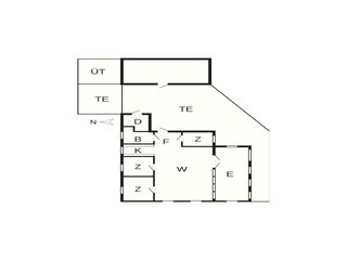 Vakantiehuis Hals Grondplan 8