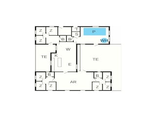 Maison de vacances Liseleje Plan d'étage 40