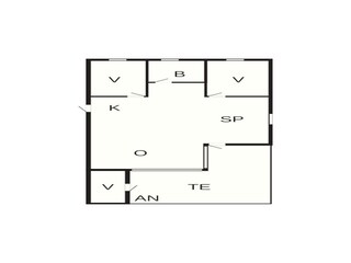 Maison de vacances Klitmøller Plan d'étage 37
