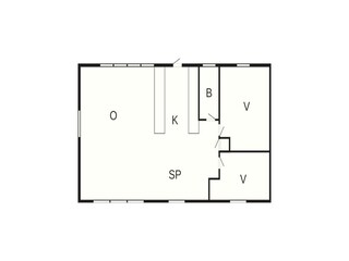 Casa per le vacanze Sønderho Sogn Pianta del piano 20