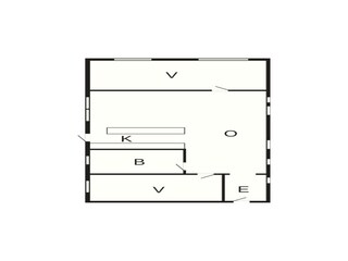 Vakantiehuis Helligsø Grondplan 37