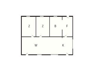 Vakantiehuis Knebel Grondplan 37