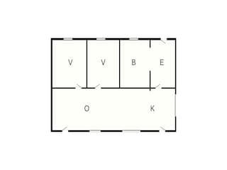 Vakantiehuis Knebel Grondplan 37