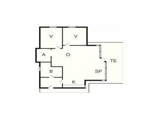 Vakantiehuis Ebeltoft Grondplan 31