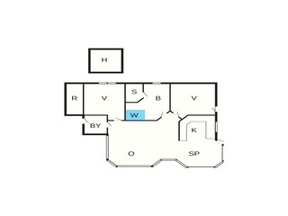 Maison de vacances Lyngså Plan d'étage 43