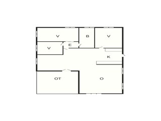 Vakantiehuis Juelsminde Grondplan 28