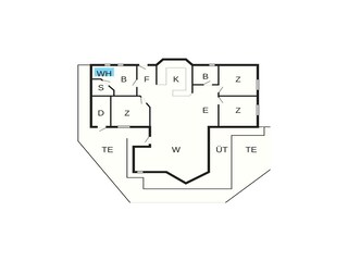 Vakantiehuis Ansager Grondplan 28