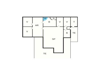 Casa per le vacanze Løkken Pianta del piano 48