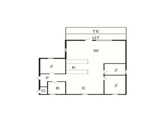 Maison de vacances Houstrup Plan d'étage 2
