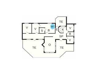 Ferienhaus Fjellerup Strand Grundriss 31