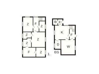 Vakantiehuis Bud Grondplan 9