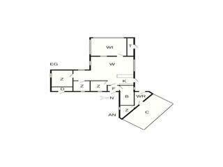 Maison de vacances Spøttrup Plan d'étage 50