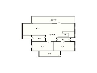 Maison de vacances Høll Plan d'étage 2