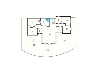 Maison de vacances Løkken Plan d'étage 6