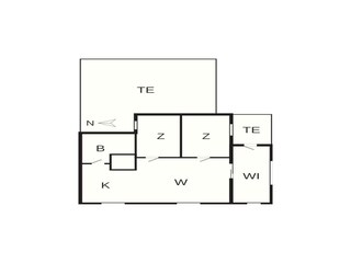 Vakantiehuis Lakolk Grondplan 21