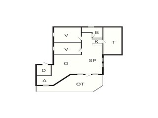 Casa de vacaciones Lønstrup Plano de planta 10