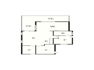 Maison de vacances Børkop Plan d'étage 44