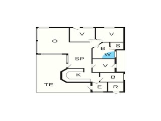 Ferienhaus Nørlev Strand Grundriss 38