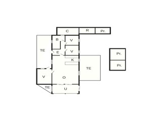 Vakantiehuis Skaven Strand Grondplan 5