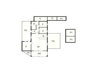 Vakantiehuis Skaven Strand Grondplan 6