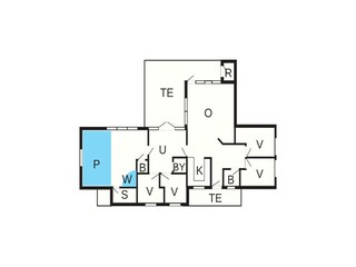 Casa de vacaciones Sømarken Plano de planta 2