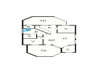 Holiday house Høll Floor Plan 4