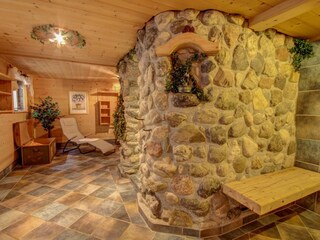 Duschgrotte Sauna