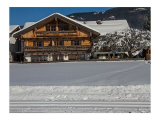 Langlaufloipe ab Haus