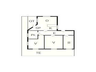 Casa per le vacanze Blåvand Pianta del piano 2