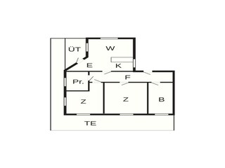 Ferienhaus Blåvand Grundriss 3
