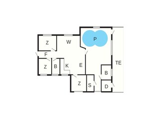 Maison de vacances Ørsted Plan d'étage 4