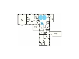 Casa de vacaciones Ørsted Plano de planta 49