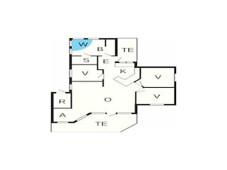 Vakantiehuis Bagenkop Grondplan 4
