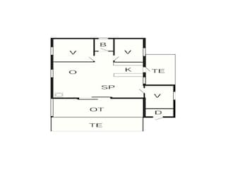 Ferienhaus Humlum Grundriss 2