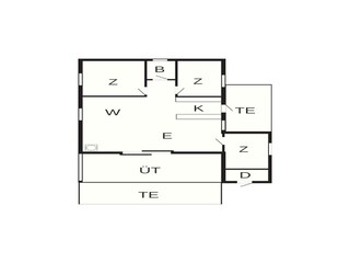 Ferienhaus Humlum Grundriss 3